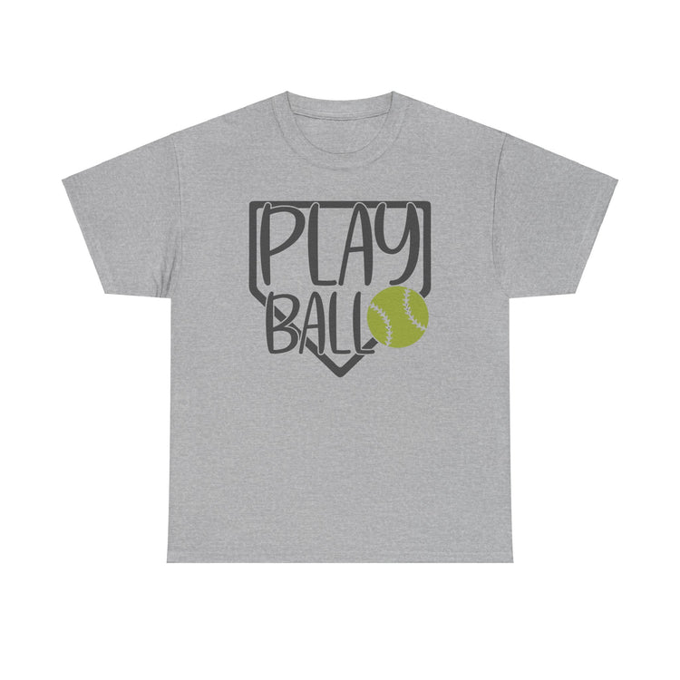 Play Ball Unisex Tee for Softball Lovers