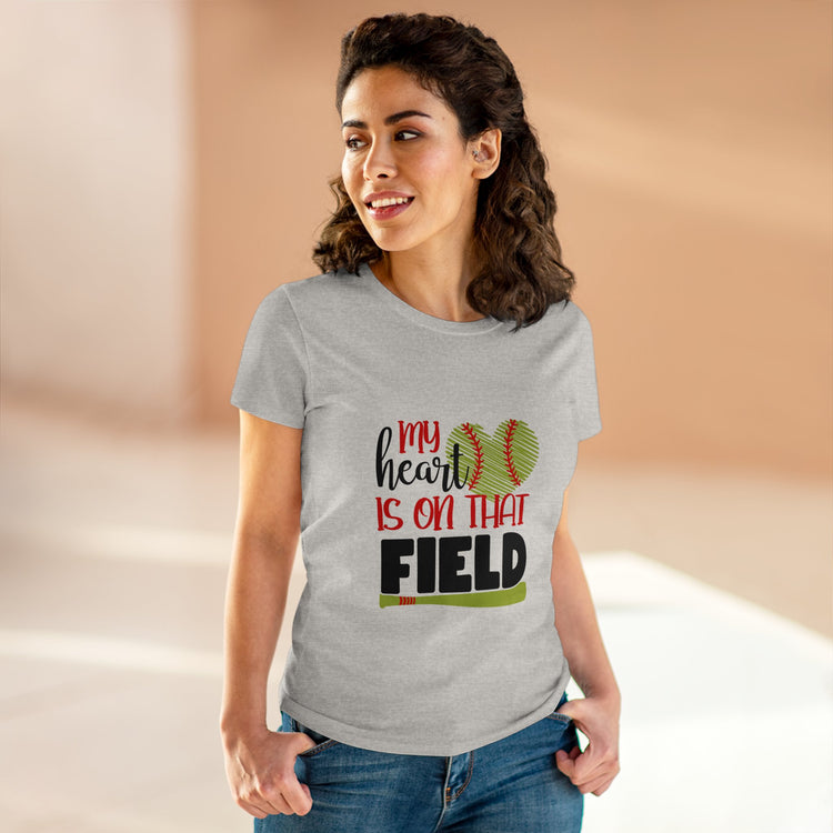 Softball Mom Tee - Women's Midweight Cotton